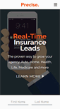 Mobile Screenshot of preciseleads.com