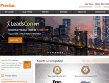 Tablet Screenshot of pl.preciseleads.com